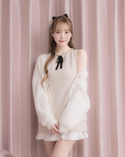 モデル身長：166cm / 着用カラー：ピンク/ 着用サイズ：Sサイズ