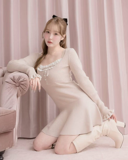 モデル身長：166cm / 着用カラー：ピンクベージュ