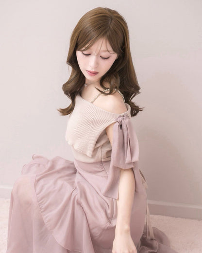 モデル身長：155cm / 着用カラー：ピンク