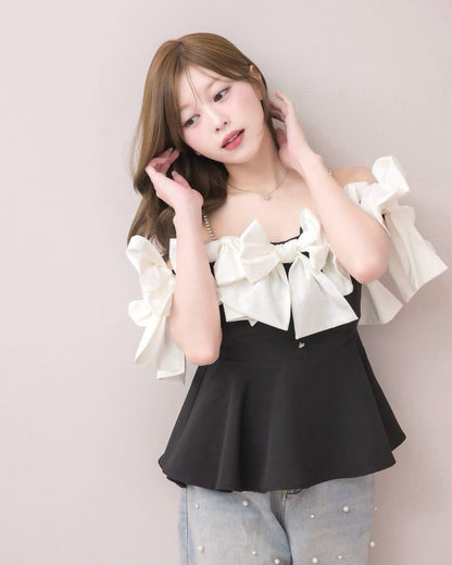 モデル身長：155cm / 着用カラー：ブラック