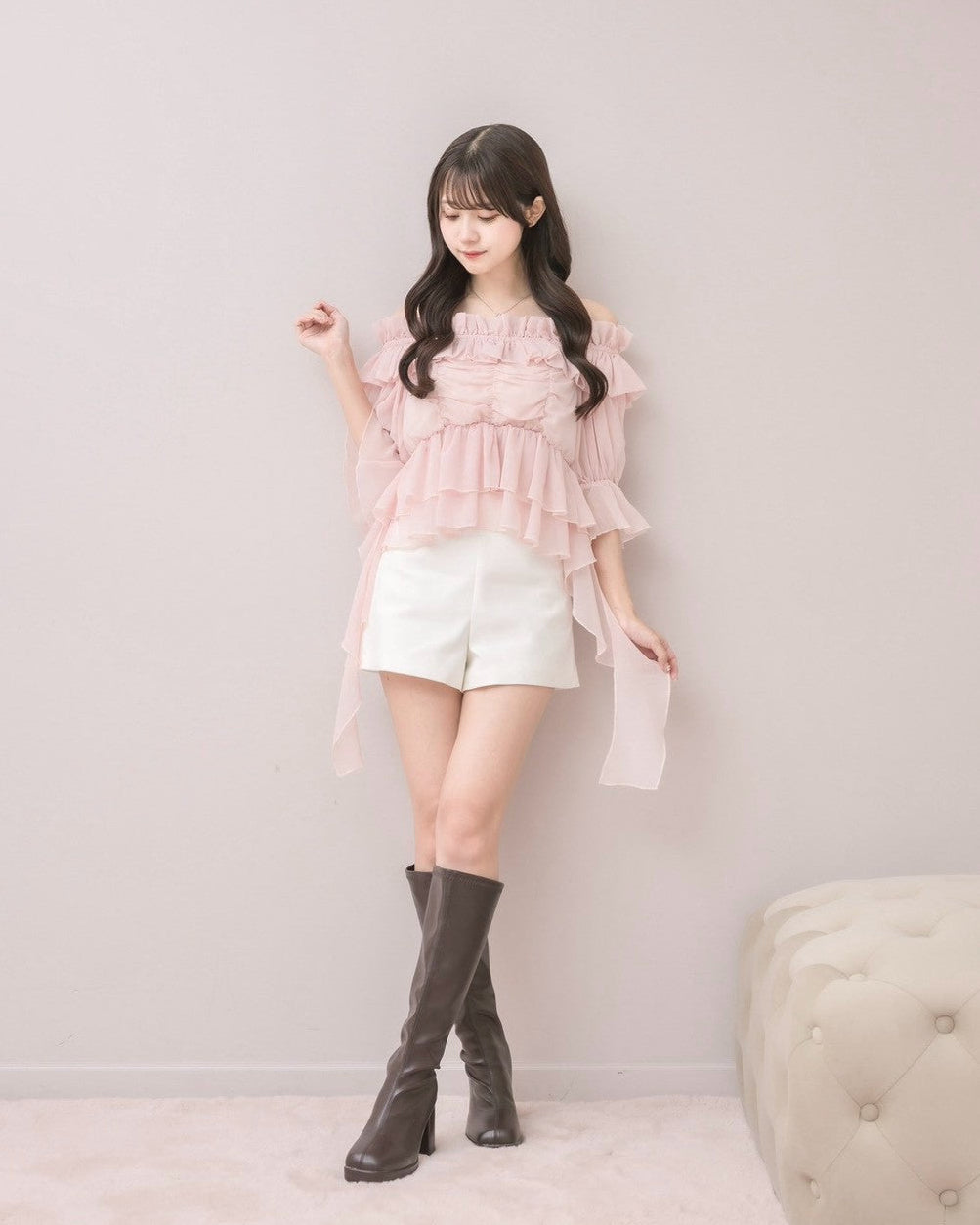 Drape Tail Blouse – DOLCELICHE（ドルチェリーチェ）