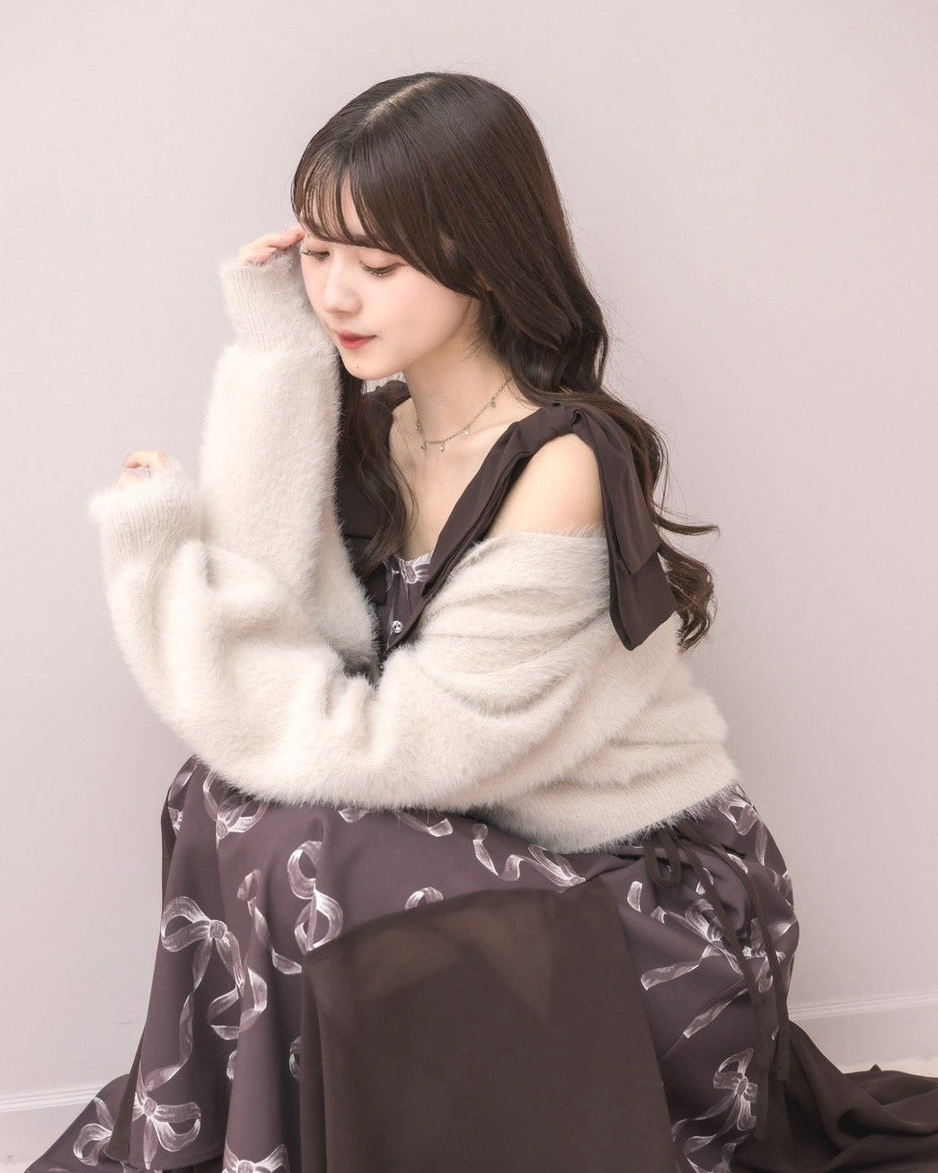 モデル身長：159cm / 着用カラー：ピンク