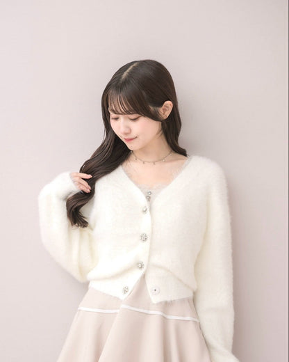 モデル身長：159cm / 着用カラー：ホワイト