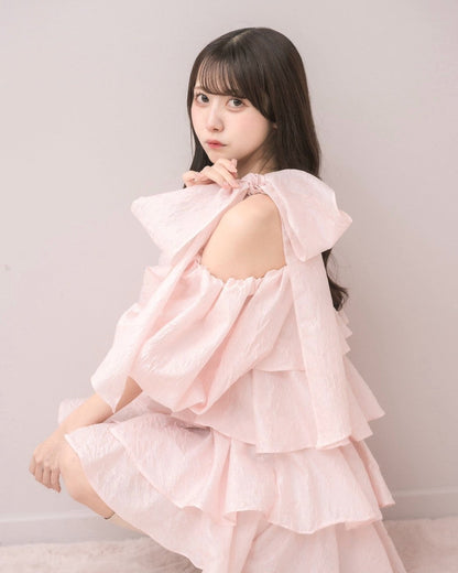モデル身長：159cm / 着用カラー：ピンク