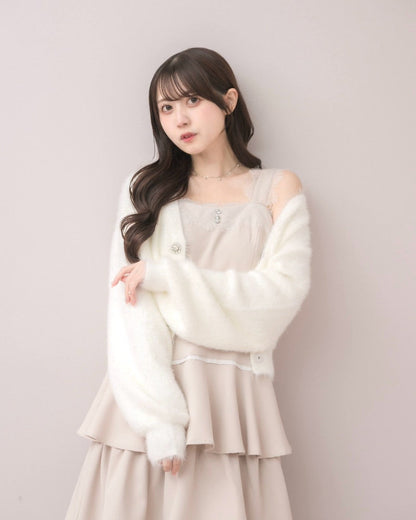 モデル身長：159cm / 着用カラー：ホワイト