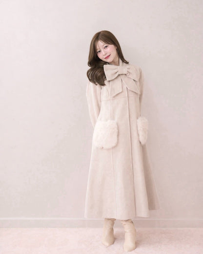 モデル身長：155cm / 着用カラー：ピンク