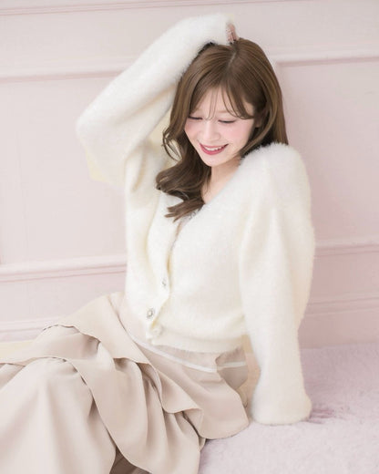 モデル身長：155cm / 着用カラー：ホワイト