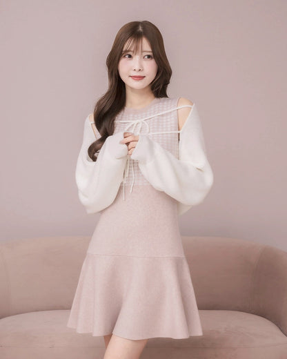 モデル身長：160cm / 着用カラー：ピンク
