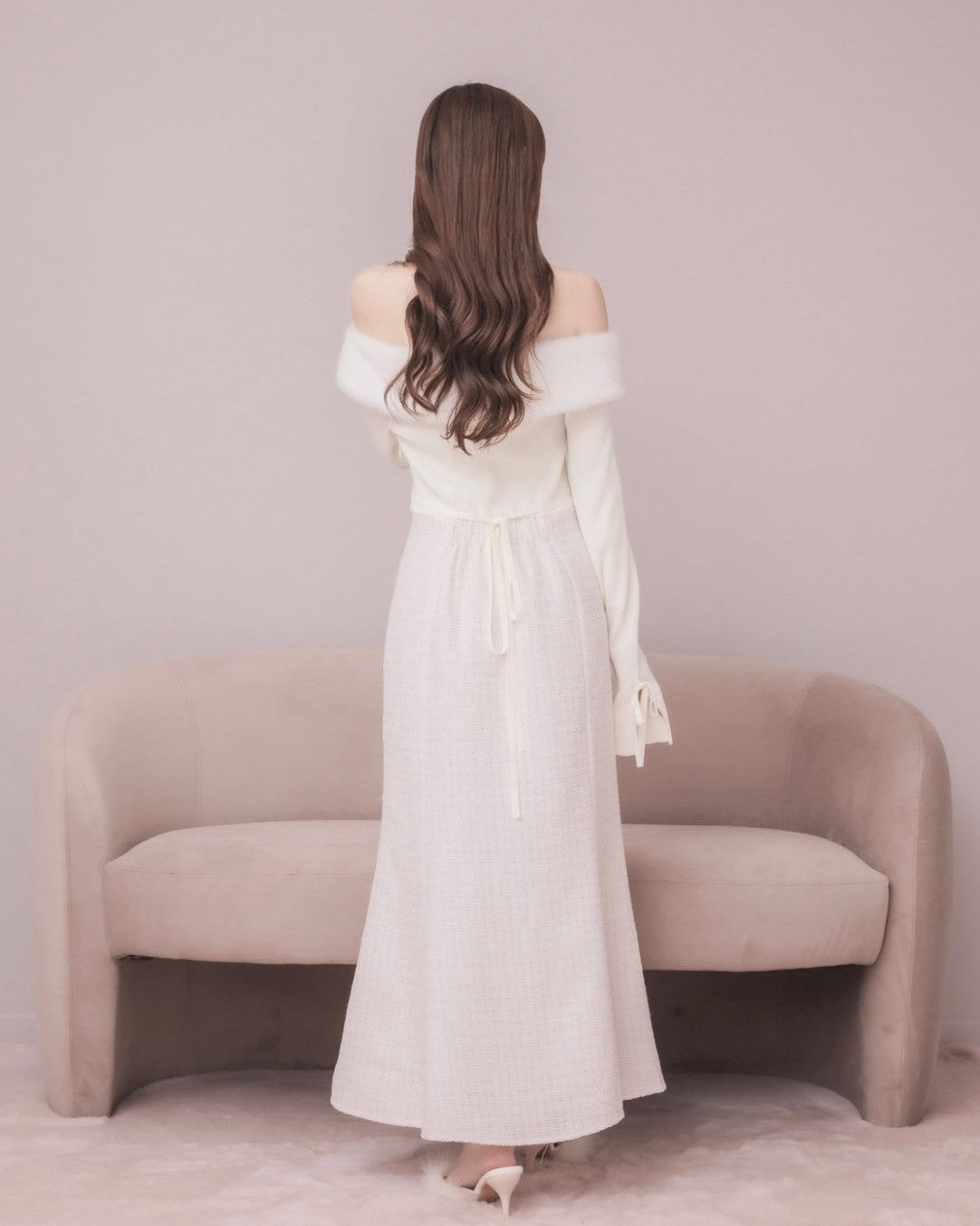 モデル身長：159cm / 着用カラー：ピンク