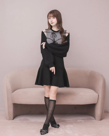 モデル身長：159cm / 着用カラー：ブラック