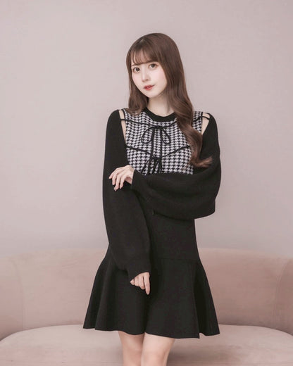 モデル身長：159cm / 着用カラー：ブラック