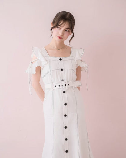モデル身長：153cm / 着用カラー：ホワイト
