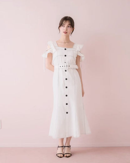 モデル身長：153cm / 着用カラー：ホワイト