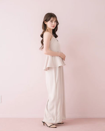 モデル身長：153cm / 着用カラー：ベージュ