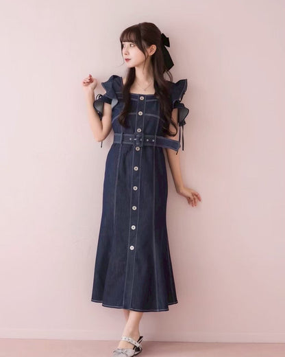 モデル身長：159cm / 着用カラーインディゴ