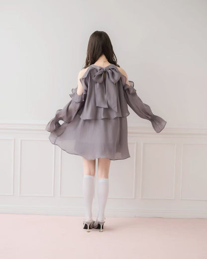 モデル身長：153cm/着用カラー：グレー