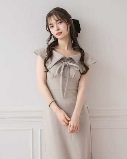 モデル身長：153cm/着用カラー：グレージュ