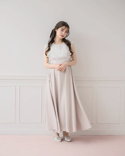 モデル身長：153cm/着用カラー：ピンクベージュ