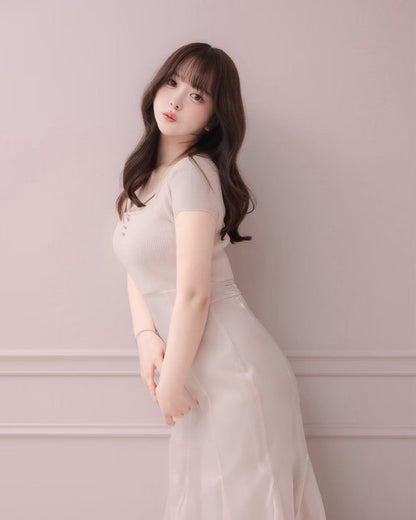 モデル身長：151cm / 着用カラー：ピンク