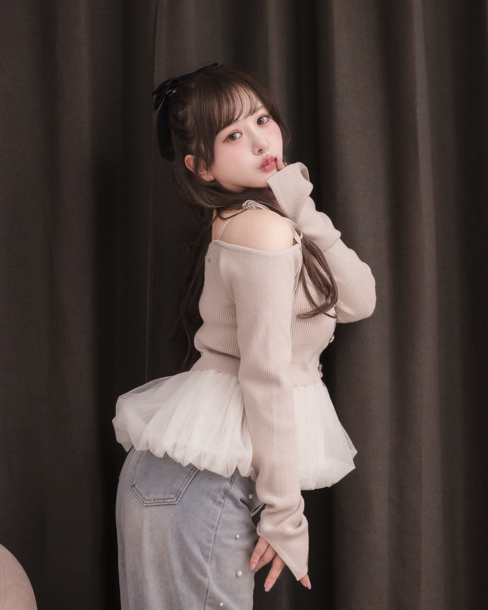 モデル身長：151cm / 着用カラー：ピンク