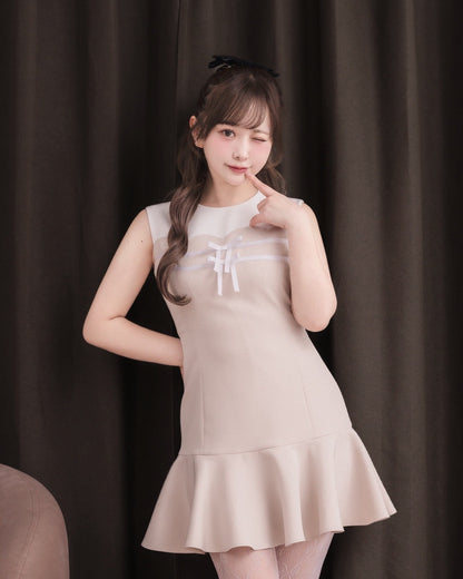 モデル身長：151cm / 着用カラー：ピンクベージュ