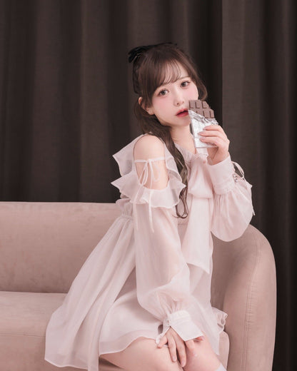 モデル身長：151cm / 着用カラー：ピンク