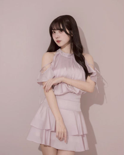 モデル身長：159cm / 着用カラー：ピンク