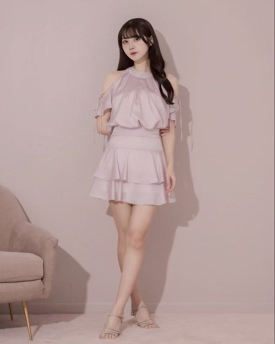 モデル身長：159cm / 着用カラー：ピンク