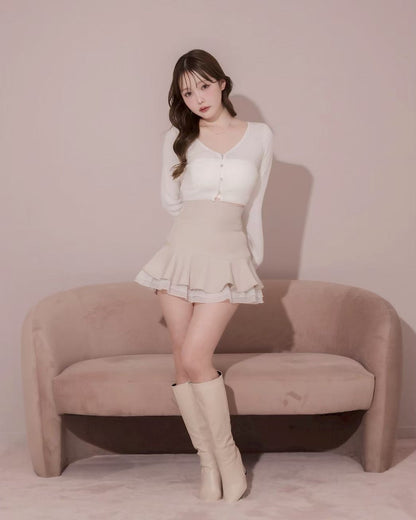 モデル身長：166cm / 着用カラー：ピンク