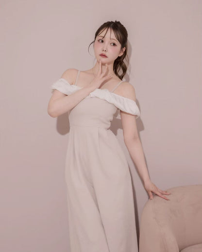モデル身長：166cm / 着用カラー：ピンクベージュ