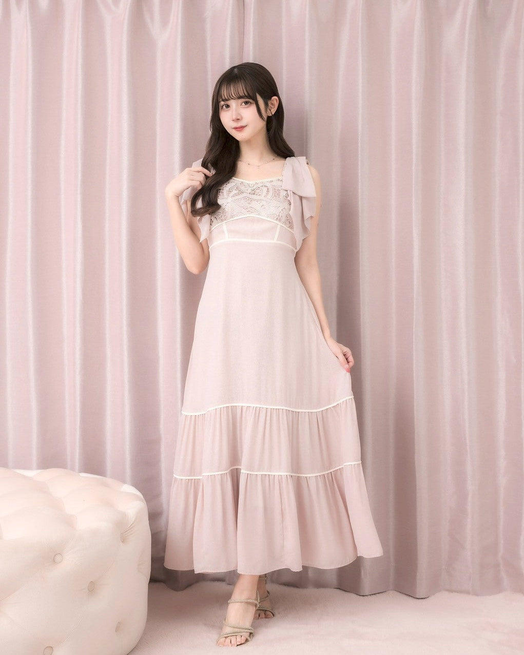 Ribbon Lace Dress – DOLCELICHE（ドルチェリーチェ）