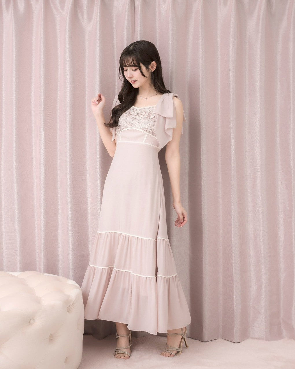 Ribbon Lace Dress – DOLCELICHE（ドルチェリーチェ）