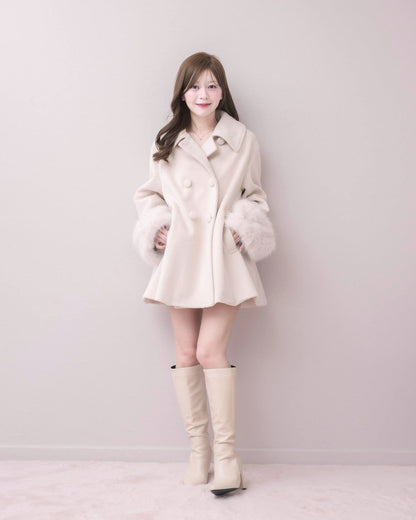 モデル身長：155cm / 着用カラー：ピンク
