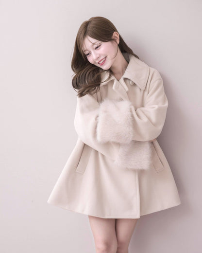 モデル身長：155cm / 着用カラー：ピンク