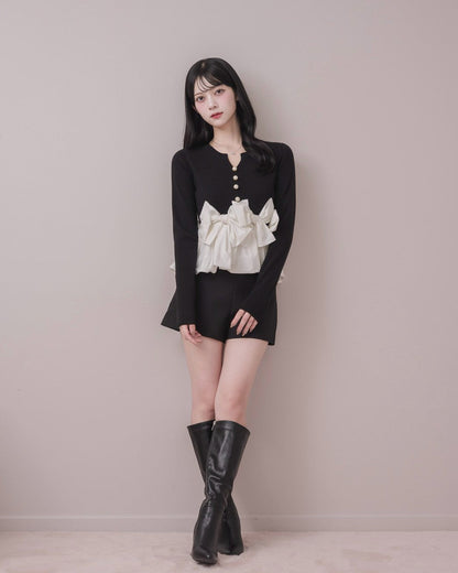 モデル身長：164cm / 着用カラー：ブラック