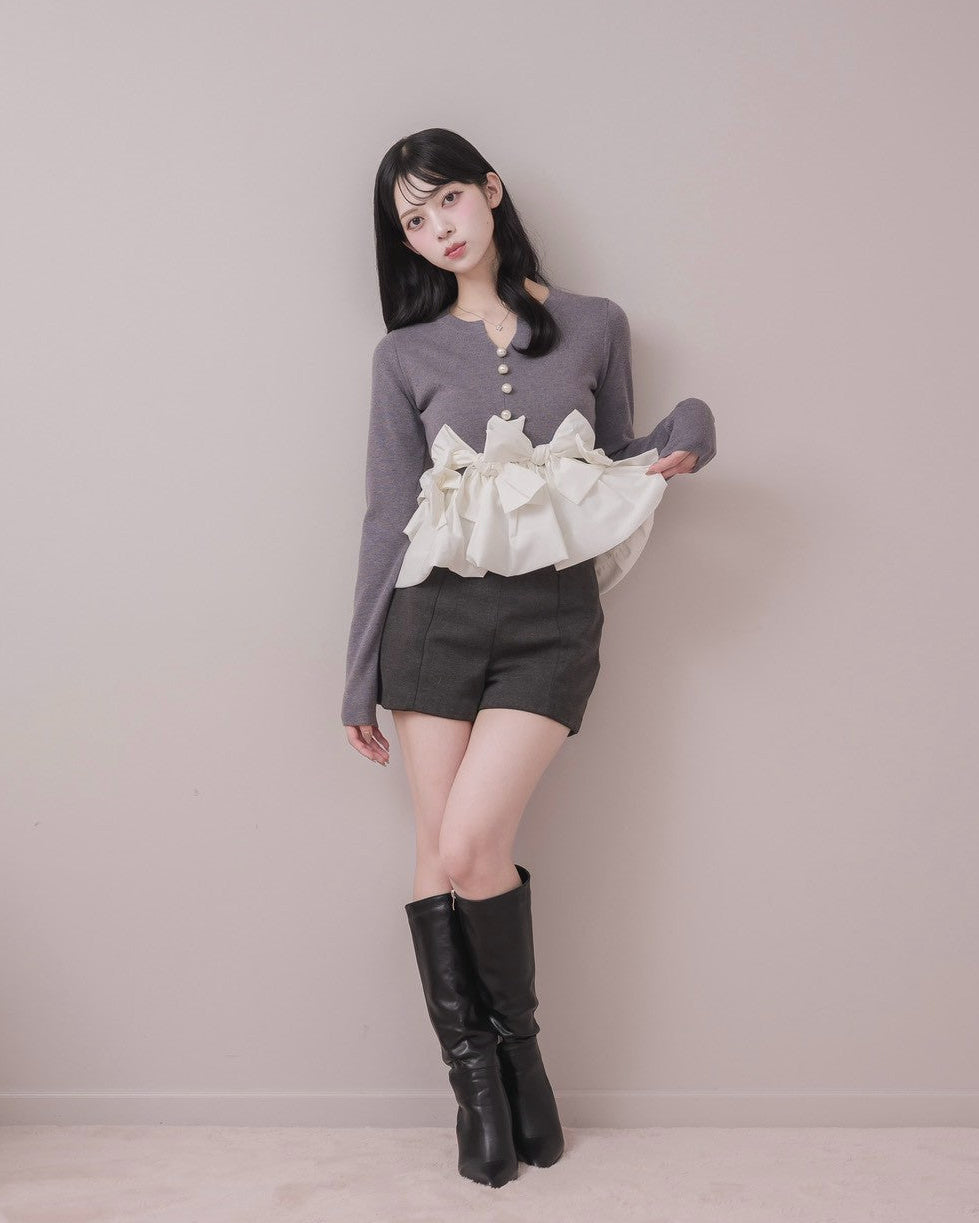 モデル身長：164cm / 着用カラー：グレー