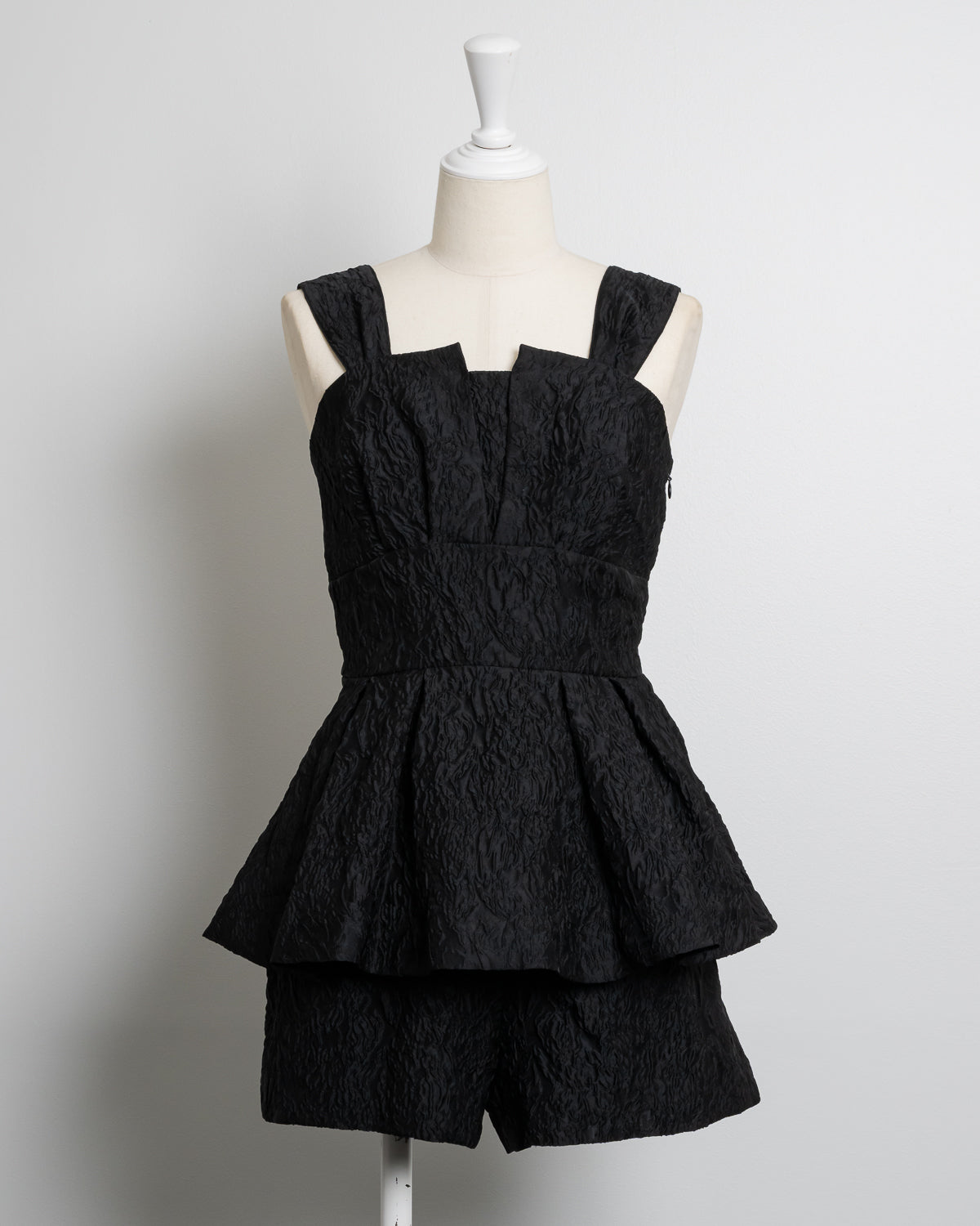 dolceliche puffyジャガードショートロンパース Puffy Jacquard Short Romper – DOLCELICHE（ドルチェリーチェ）